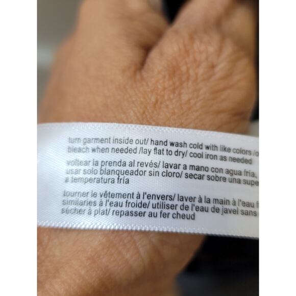 ELOQUII Bodycone Dress Women's Size 28 Black Gold 100% Polyester Long Sleeves - Picture 15 of 16